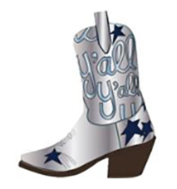 a pair of cowboy boots with stars on them