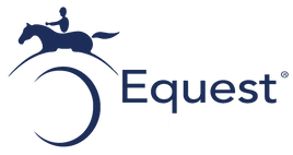 the equestt logo with a horse and rider on it