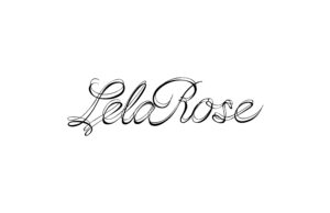 black and white photo of a word that says, 'fell rose