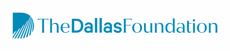 blue background with the words the dalbs foundation