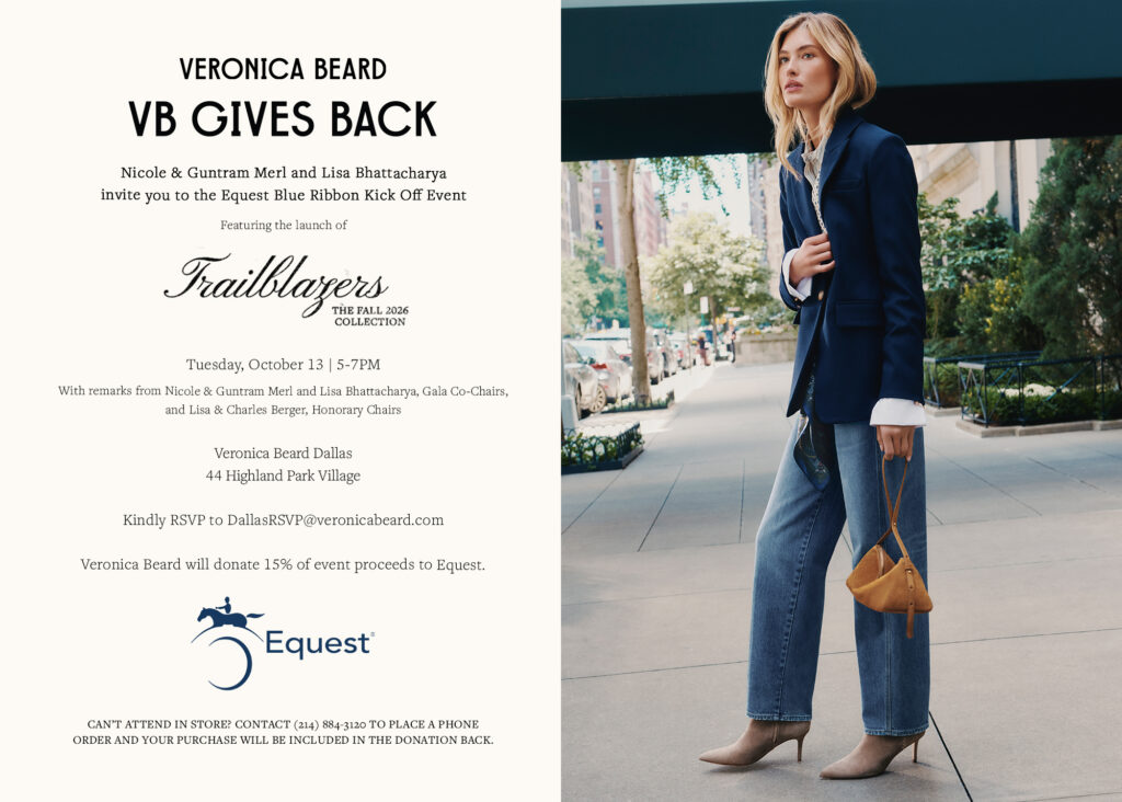 Equest Blue Ribbon Gala Kick Off Event at Veronica Beard